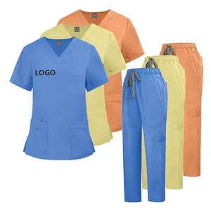 Uniforme médico con logotipo personalizado, conjuntos para hombres y mujeres, precio de fábrica, uniformes hospitalarios, enfermera, belleza, Salón dental, ropa de trabajo, traje - Product Image 6