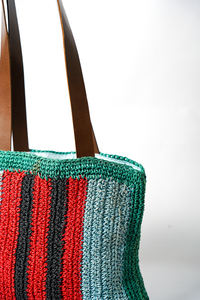 Bolso Tote de Hombro Abierto, Estilo Bohemio Vintage, Tejido a Crochet, Ecológico, Ligero, para Mujer, Viajes, Uso Diario, Todas las Temporadas - Product Image 3
