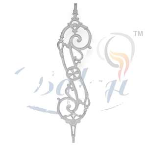 Système de garde-corps d'escalier et de balcon en fonte sans cadre, moderne, en spirale, de 10 mm d'épaisseur, résistant à la rouille, garantie cinq ans, OEM - Product Image 2