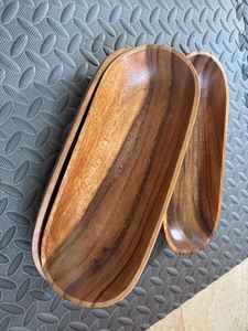 Bols en bois faits à la main Décoration de cuisine rustique - Product Image 2