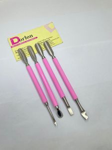 High Quality Double-Ended <b>Nail</b> <b>Cuticle</b> <b>Pusher</b> Stainless Steel Spoon Shape with Pink Coating Premium <b>Cuticle</b> Tool - Product Image 6