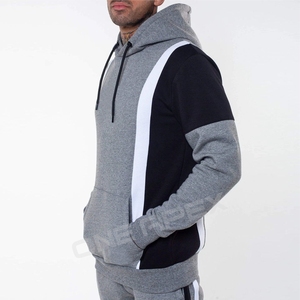 Haute qualité 100% coton hommes survêtement personnalisé respirant confortable décontracté hiver pull à capuche survêtement - Product Image 5