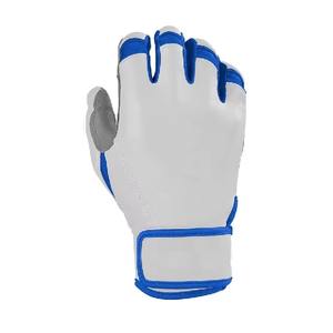 Customized Soft Leather Baseball Batting Gloves Professional Training Sports Gloves with Long Cuff Durable Anti Slip Grip - Product Image 2