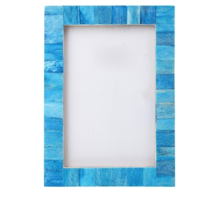 Marco de fotos con incrustaciones de hueso de madera hecho a mano hermoso personalizado de la India mejor calidad para la decoración del hogar con logotipo personalizado - Product Image 1