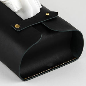 ที่ใส่กระดาษชำระหนังแท้ดีไซน์เนอร์ทำมือที่ทนทานพร้อมการออกแบบที่ปรับแต่งได้สำหรับ LTBC-0007ตกแต่งบ้านและสำนักงานที่หรูหรา - Product Image 4