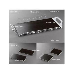 Plateau de service en acrylique pour collations avec poignées en fer Ensemble de deux chocolats de tailles différentes Dates Plateau de service en vrac - Product Image 6