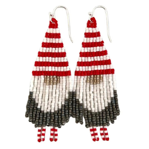 Handmade đính cườm Bông tai thời trang cho phụ nữ cô gái Ấn Độ thêu đồ trang sức dân tộc Quà Tặng thiết kế đẹp hạt giống tốt - Product Image 1