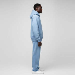 Ensemble survêtement en molleton technique en coton de haute qualité, logo personnalisé en gros, pantalon de survêtement vintage lourd d'hiver, streetwear, pour - Product Image 4