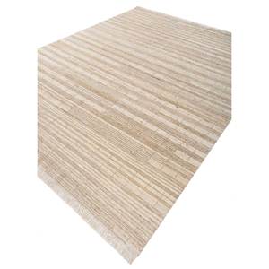 Alfombras Afganas de Lana Tejidas a Mano, Color Marfil, Estilo Boho, con Rayas Abstractas y Patrón Rectangular, para Sala de Estar, Pasillo, Modelo RE-1174 - Product Image 2