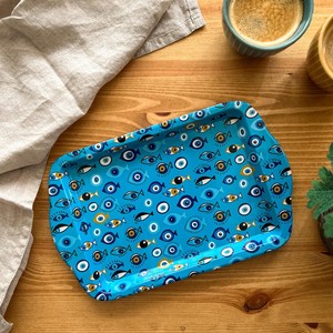 ถาดโลหะทาสีสองด้านสำหรับตกแต่งบ้านถาดขึ้นบ้านใหม่สไตล์ทันสมัย - Product Image 3