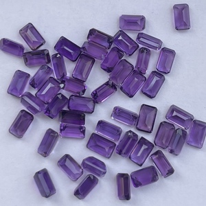 Piedra amatista Africana púrpura Natural de 4mm y 6mm, piedra Esmeralda facetada, piedra preciosa suelta, precio al por mayor, joyería de piedra semipreciosa, nuevo - Product Image 3