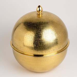 Ramadán especial oro redondo en forma de acero inoxidable calentador de alimentos Hotpot nuevo diseño cazuela conjunto para hoteles y restaurantes - Product Image 4