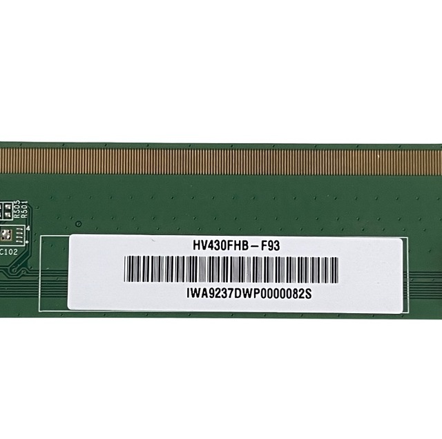 BOE 43-Inch High Brightness FHD LCD Display Panel 1920X1080 Open Cell HV430FHB-F93 TV Screen Replacement Board Accessories