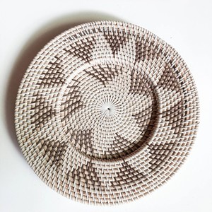 Alfombrilla redonda de ratán para el hogar, juego de placa de carga, decoración para cena, boda, fiesta, último diseño - Product Image 2