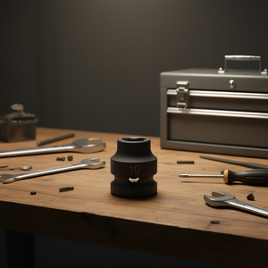 Facom 1/2'' Metric Hexagonal Stubby <b>Impact</b> <b>Socket</b> - Product Image 3