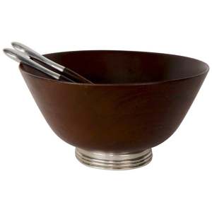 Bol en bois artisanal de luxe élégant en bois d'acacia, design personnalisé, pour salade ou fruits, bols de service pour la restauration, hôtels - Product Image 3