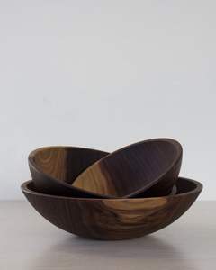 Vintage design dinner ware <b>table</b> <b>decor</b> food serving bowl high quality round shape wooden bowl for kitchen <b>accessories</b> - Product Image 4