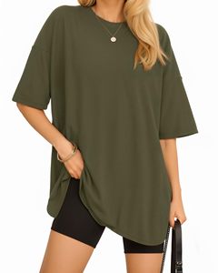 Couleur Custom Summer Crew Léger allant de réglable pour différents Plus size femmes chemise à manches courtes respirant - Product Image 4