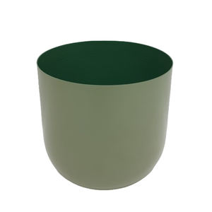 Jardinière ronde en fer de qualité supérieure, pot de jardin de forme ovale de couleur noir mat pour mariage et décoration extérieure, vente en gros - Product Image 4