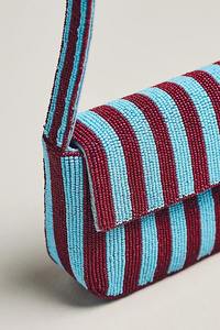 Handmade <b>Embroidered</b> <b>Clutch</b> <b>Bag</b> With Brazilian Technique Beads Work Evening <b>Clutches</b> Bridal <b>Bags</b> - Product Image 5