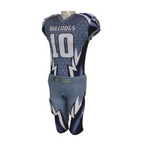 Ensemble d'uniformes de football américain pour adultes, impression numérique, 100% polyester, manches courtes, imprimé, fabriqué au Pakistan - Product Image 4