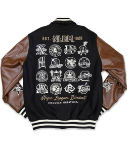2024 personnalisé hommes grande taille Letterman veste laine corps en cuir manches Varsity Bomber veste Logo OEM en gros hiver - Product Image 2