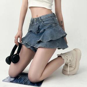 <b>High</b> Quality <b>High</b> <b>Waist</b> Bow Denim <b>Shorts</b> Stylish Washed Distressed Women's Casual Wholesale <b>Jeans</b> <b>Shorts</b> - Product Image 5