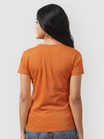 Kaos Pendek Wanita Musim Panas Kasual Ramah Lingkungan, Bahan Rajut Polyester/Katun Anti-Kusut Anti-Bulukan, Warna Sesuai Pesanan