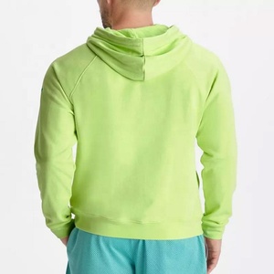 Personalizado de alta calidad manga raglán gimnasio ropa deportiva transpirable pulóver sudaderas con capucha para hombres - Product Image 2