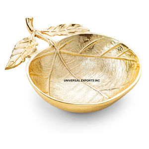 Bol à chocolat martelé en métal Forme ronde Designer Sweet Bowl Taille personnalisée Luxe Nouveau bol à chocolat en métal - Product Image 5