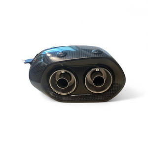 Sistema de Escape de Fibra de Carbono Akrapovic para Yamaha XMAX 400 2013-2017, Nuevo, con Tapa de Carbono Aprobada - Product Image 6