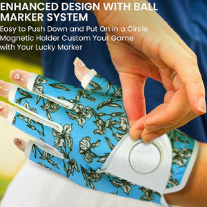 Gants de golf professionnels en cuir de mouton en gros Logo personnalisé Offre Spéciale Cabretta gants de golf en cuir pour gaucher - Product Image 4