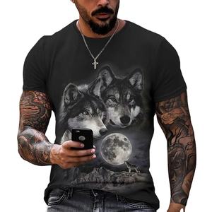 Fabricant d'équipement d'origine Fabricant de vêtements personnalisé Sublimation Conception personnalisée Imprimé de grande taille T-shirts en maille légère pour hommes - Product Image 4