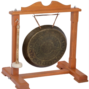 Gong tibétain fait main avec des gongs Design Yantra pour les prières religieuses thérapie par le son Yoga méditation au prix de gros bon marché - Product Image 2