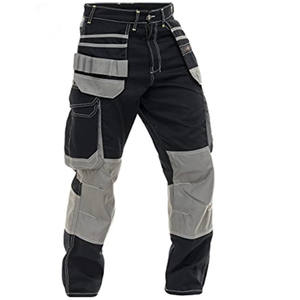 Pantalon cargo de travail pour hommes avec plusieurs poches et logo personnalisé en gros - Product Image 4
