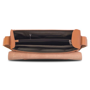 Bolsa de ordenador portátil de cuero de diseño vintage personalizada al por mayor para hombre maletín personalizado con cierre de cremallera impreso y logotipo personalizado - Product Image 6