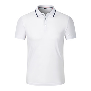 Offre Spéciale T-shirt de polo de golf pour hommes Logo personnalisé Coupe régulière Tissu tissé respirant à manches courtes Technique brodée - Product Image 5
