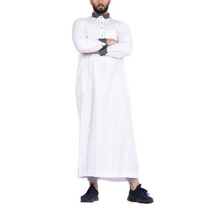 High Quality Men's Jubba New Design <b>Islamic</b> Fashionable <b>Clothing</b> for Adults Direct Factory Custom Logo Wholesale Price - Product Image 1