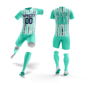 เสื้อฟุตบอลพรีเมียมสั่งทำพิเศษ คุณภาพสูง ชุดทีมแบบกำหนดเองได้ 100% โพลีเอสเตอร์ แห้งเร็ว ขายส่งจำนวนมาก - Product Image 3