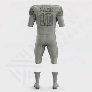 Sublimation Custom Design Adult American Football Uniform <b>Top</b> Plus Size 100% Polyester Club Team Wear <b>Stitched</b> Name Number - Product Image 2