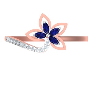 Anillo de compromiso de diamante chapado en oro de 14 quilates certificado IGI, la mejor calidad, elegante, exquisito diseño de chispa eterna, a la moda para boda - Product Image 5