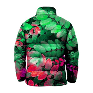 All-Printing Solid Pattern Winter Puffer <b>Jacket</b> New Casual Fashion Windproof and Lightweight Custom Zipper - Product Image 4