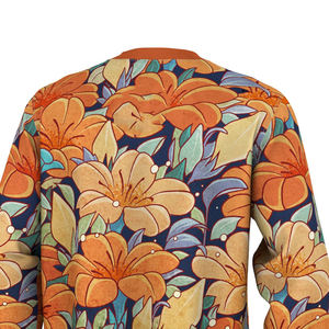 Sweatshirts à manches longues imprimés de logo personnalisé de haute qualité pour hommes/Sweat-shirt hawaïen anti-rétrécissement nouveau design - Product Image 5