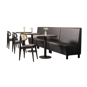 Juego de Sillas para Restaurante, Muebles de Restaurante con Espuma de Densidad Media, Diseño Moderno y Elegante Minimalista Combinado con Ratán - Product Image 6