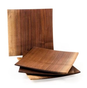 Assiette en bois de forme carrée snacks et vaisselle de table et assiette en bois poli brillant fait main à bas prix Plaqué - Product Image 1