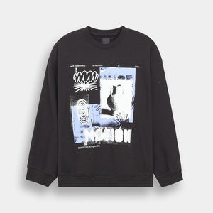 Sudadera Casual de Invierno Unisex, 100% Algodón, con Estampado de Serigrafía Personalizado OEM, Talla Grande, Transpirable, Venta al Por Mayor - Product Image 5