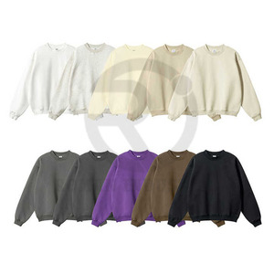 Nouveau design personnalisé vente en gros de sweatshirts à col ras du cou en polaire à manches longues sweat-shirt pour hommes en jersey sans capuche - Product Image 4