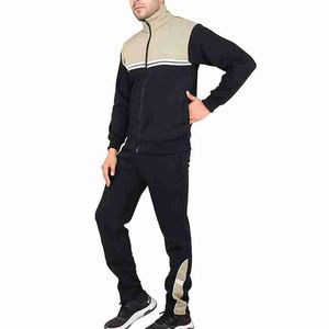 Sur mesure hommes noir hiver solide Streetwear Hip Hop survêtement pour survêtement sweat à capuche ensemble strass cordon de serrage - Product Image 1