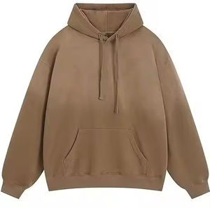 เสื้อฮู้ดผ้าฝรั่งเศสเทอร์รี่สำหรับผู้ชายโอเวอร์ไซส์ซัก3D พิมพ์ลายกรดมีฮู้ดสำหรับฤดูหนาว2025 - Product Image 5