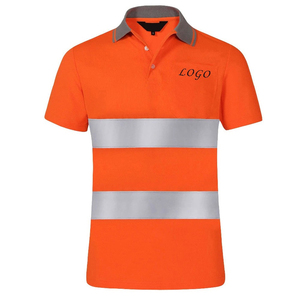 Camiseta Polo de Seguridad Reflectante con Bandas Reflectantes Multicapa para Máxima Visibilidad Nocturna - Product Image 1